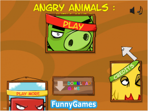 លេង Angry Animal ដែល​ចម្លង​គំរូ​ចេញ​ពី Angry Bird