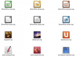 ពុម្ព​រូបរាង Faenza បាន​បន្ថែម​រូប​តំណាង LibreOffice និង UbuntuOne