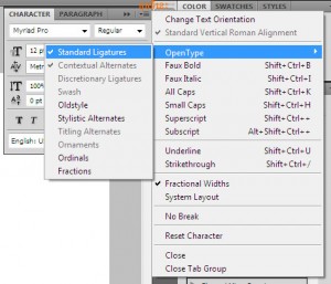 របៀប​ធ្វើ​ឲ្យ​យូនីកូដ​ខ្មែរ​បង្ហាញ​ត្រូវ​នៅ​ក្នុង Adobe CS3/4