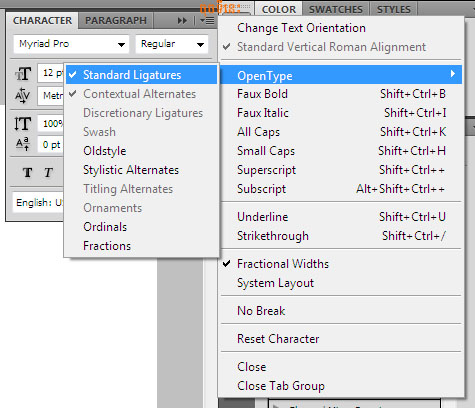 របៀប​ធ្វើ​ឲ្យ​យូនីកូដ​ខ្មែរ​បង្ហាញ​ត្រូវ​នៅ​ក្នុង Adobe CS3/4