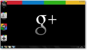 ពុម្ព​រូបរាង Google+ សម្រាប់ Windows 7