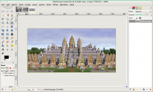 Gimp ចេញ​កំណែ​ថ្មី អាច​ឲ្យ​ប្រអប់​ឧបករណ៍ និង​ផ្ទាំង​បង្ហាញ​រូប ស្ថិត​នៅ​ជាប់​គ្នា