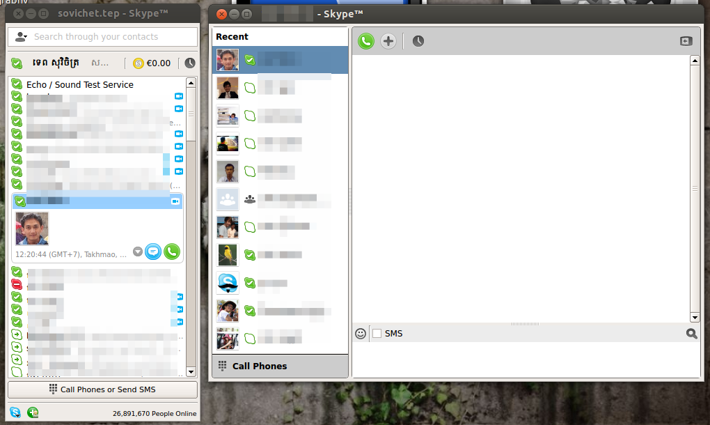 Skype 4.0 សម្រាប់ Linux